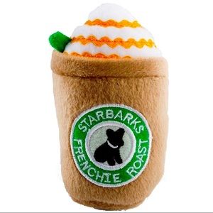 NEW Starbarks Frenchie Roast dog toy